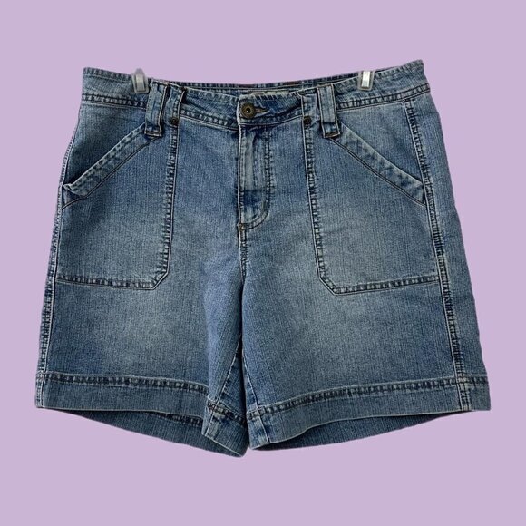 y2k denim high waisted shorts - Picture 1 of 8